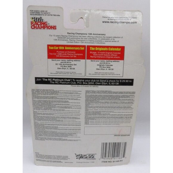 Lot of 2 Collectable Cars Circa. 1998- Ward Burton and Darrell Waltrip- NIP - Picture 9 of 11